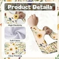 thumbnail image 3 of 1 Pair Gardening Sleeves Retro Style Flowers Pattern Farmers Sun Protection UV Arm Sleeves Cooling Sleeve Cover Arms for Outdoor Sports, 3 of 7