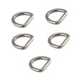 thumbnail image 4 of 5x5pcs d anillos de metal d anillos Hebillas de 3 mm de espesor de bucle de bucle para hebillas accesorios de bricolaje de bricolaje correas de mochila 2 piezas, 4 of 8