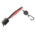 thumbnail image 2 of Multifunctional Golf Club Cleaner Brush with Nylon Steel Dual Bristles Cleaning Tool, 2 of 5