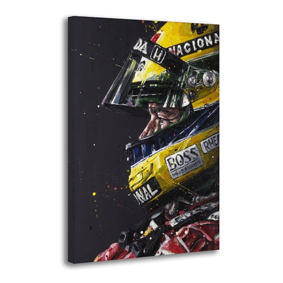 Ayrton Senna Formula F1 Grand Canvas Wall Art Poster Decorative Bedroom Modern Home Print Picture Artworks Posters 24x36inch(60x90cm)