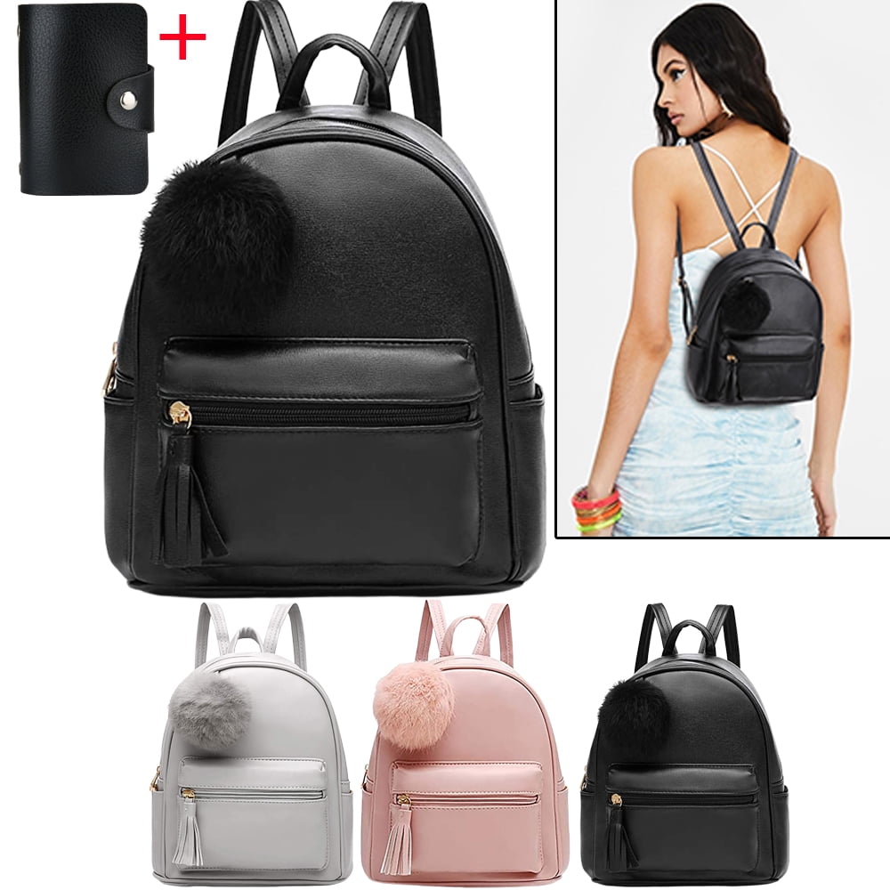 Mini Backpack Women Leather Small Backpack Purse for Teen Girl Travel