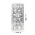 thumbnail image 3 of Fwttom 24pcs Christmas Ball Ornaments - 2.36" Christmas Ornaments for Xmas Tree, Shatterproof Christmas Tree Ornaments for Wedding Party Christmas Decorations, Holiday Gifts, 3 of 6