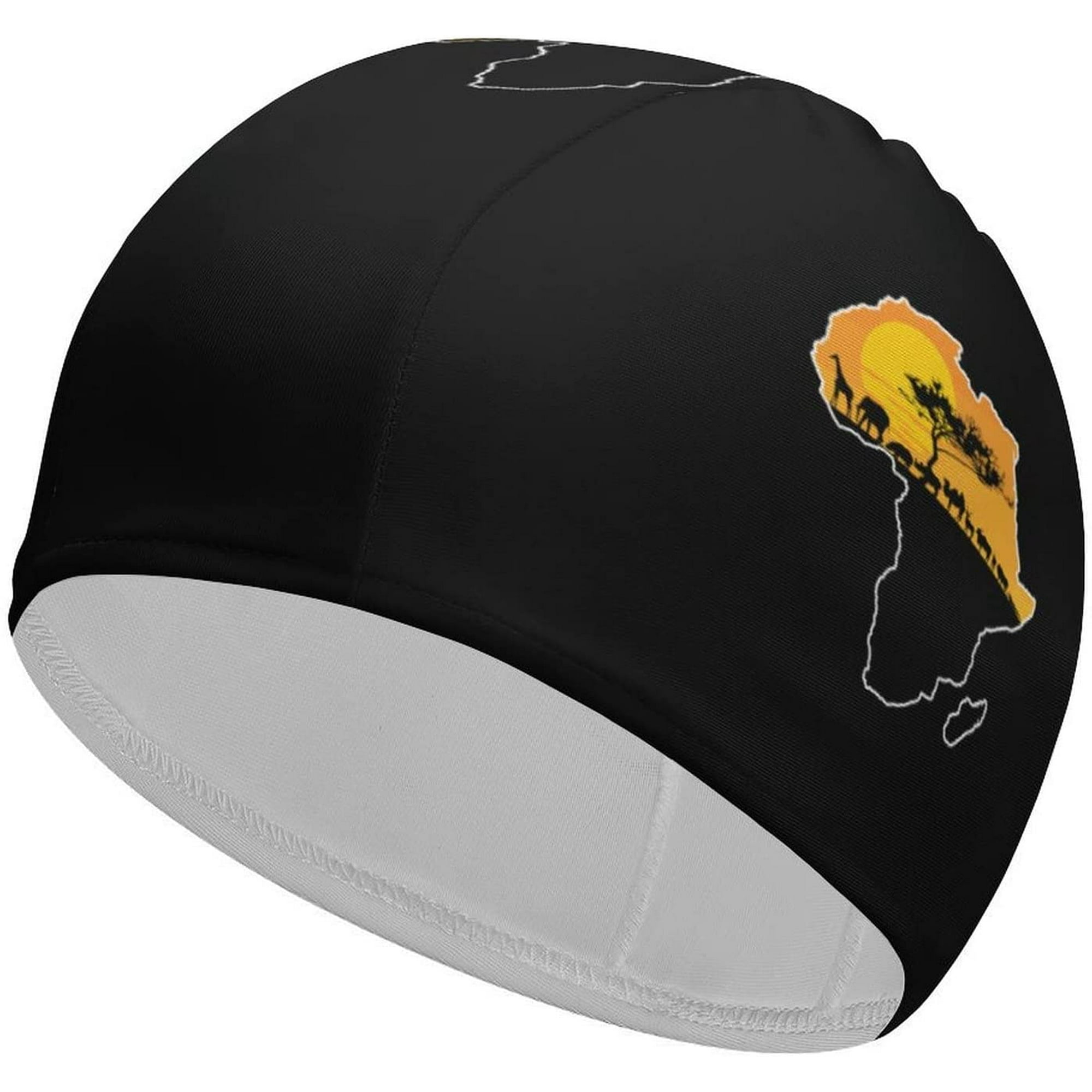 African Animals Over Map of Africa Swim Cap Polyster Elasticity Bathing Caps  Swimming Hat Fit Long Hair Short Hair for Women Men Youth | Walmart Canada