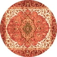 thumbnail image 1 of Ahgly Company Indoor Round Persian Orange Traditional Area Rugs, 4' Round, 1 of 4