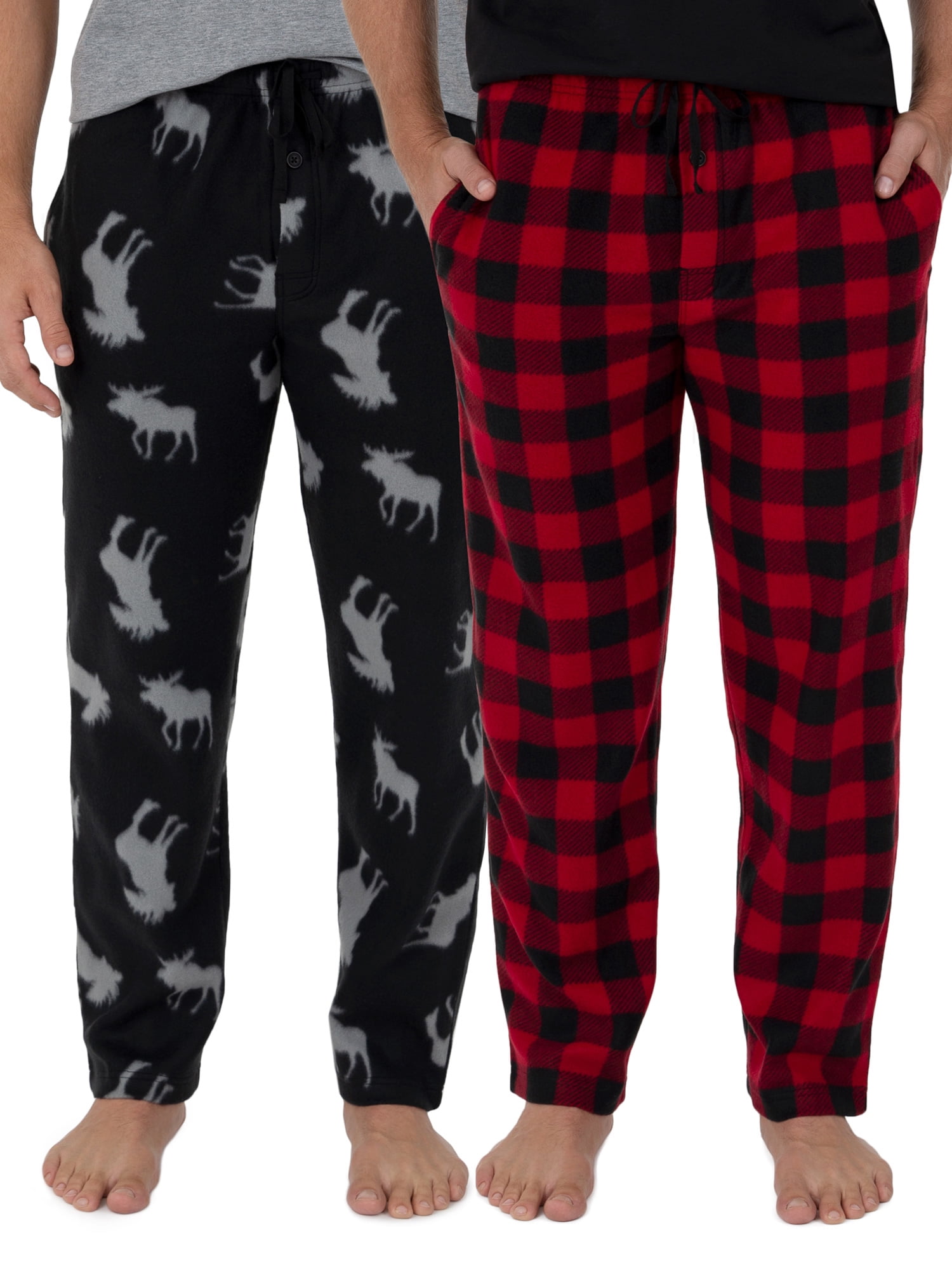 Fruit of the Loom Men's 2pack Fleece Pajama Pant Pant