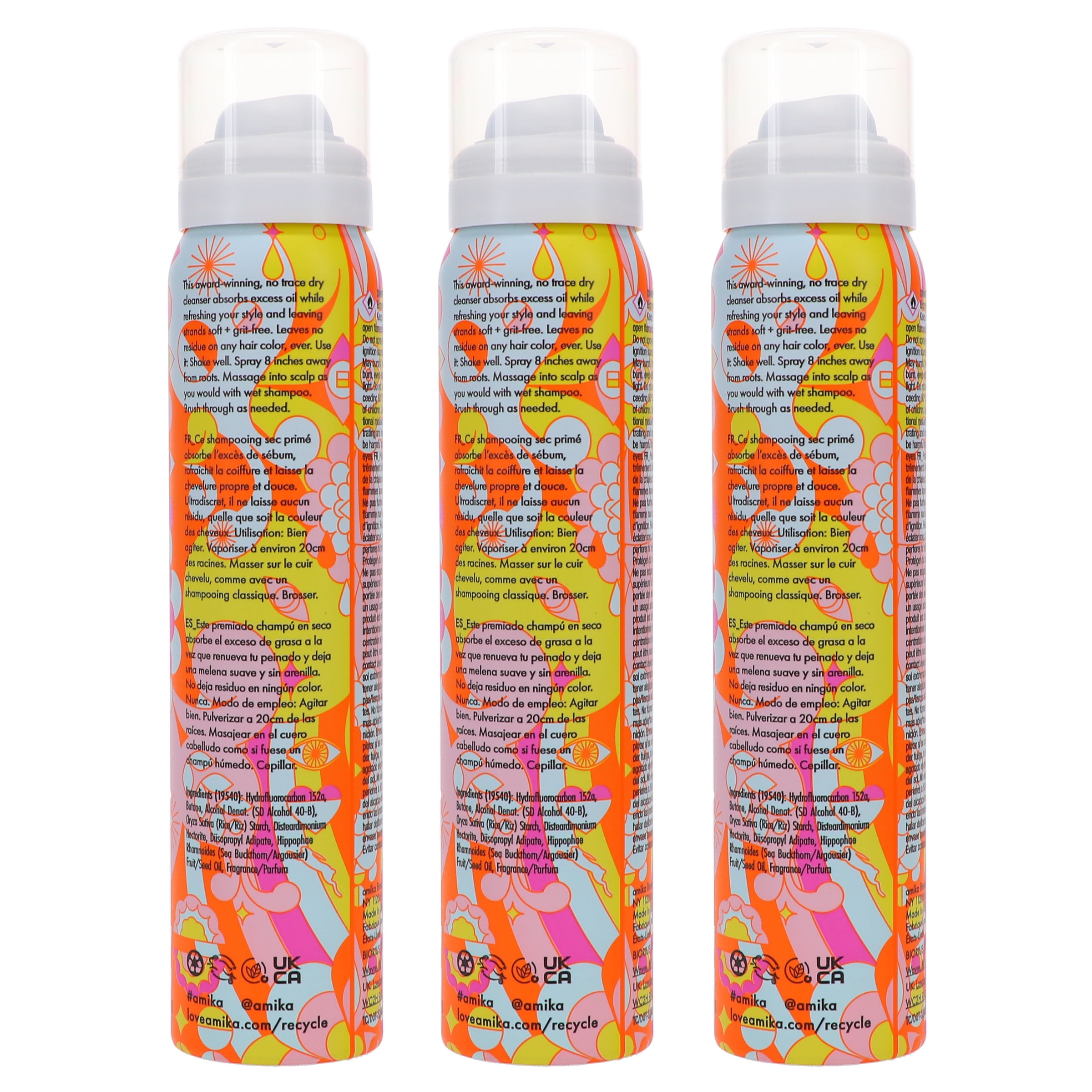 Amika Perk Up Dry Shampoo 1 oz 3 Pack
