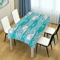 thumbnail image 7 of GZHJMY Cute Whale Square Tablecloth, Waterproof Stain Wrinkle Resistant Washable Polyester Table Cover for Picnic Dinner Holiday Kitchen Party Decor, 54 x 54 in Home Decor, 7 of 7