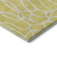 thumbnail image 3 of Addison Rugs Mayfield Premium Machine Washable Transitional Geometric Yellow Round Rug, 8' x 8', 3 of 5