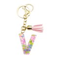 thumbnail image 3 of CSChome Initial Keychain with Pink Tassels Colorful Acrylic Initial Keychain with Pink Tassels Decor Letter Cup Pendant Keyring Water Bottle Decoration Birthday Gift, 3 of 6