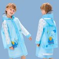 thumbnail image 2 of Bangcool Imperméable pour Enfants, Poncho de Pluie Mignon avec Visière et Sac, 2 of 6