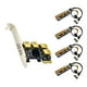 thumbnail image 4 of Tarjeta adaptadora PCI-E de 1x a 4 puertos jubapool: instalación sencilla para Windows 10 Amarillo negro, 4 of 9