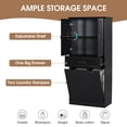 thumbnail image 6 of Amkui 65.8" Tall Bathroom Cabinet with 2 Tilt Out Laundry Baskets Hamper, 2 Doors & Adjustable Shelves, Freestanding Bathroom Storage Cabinets with Drawer, 6 of 14