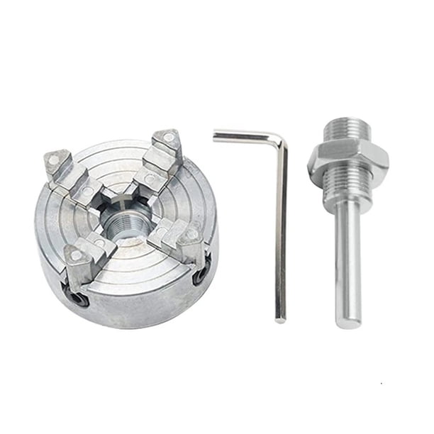 Eigraketly Abrazadera Universal de torno de afinación autocentrante, abrazaderas manuales portátiles, piezas de repuesto de carpintero para Artesanía Tipo C