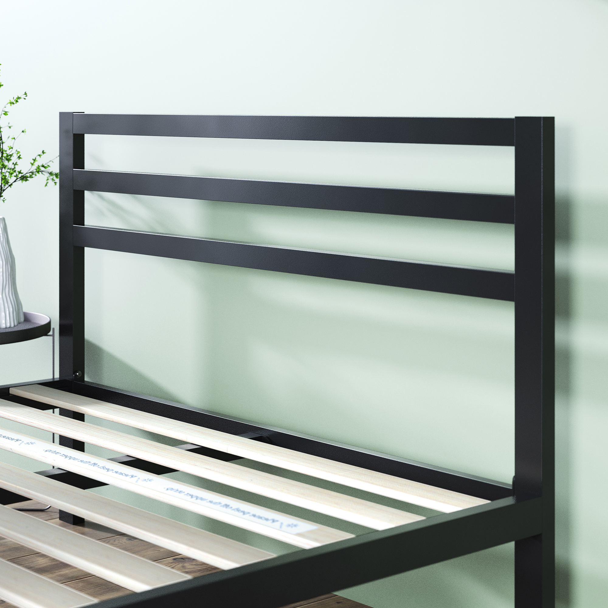 Zinus Mia Twin Metal Platform Bed with Headboard photo 8