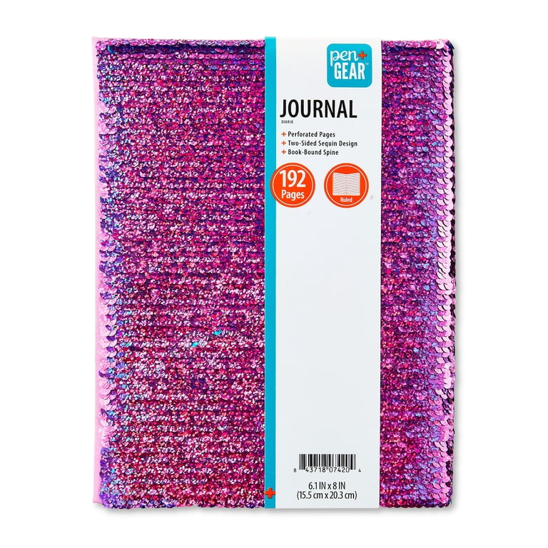 Flip Sequin Butterfly Journal, 6 x 8 inch photo 2