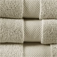 thumbnail image 4 of JERFIT 6-Piece 1000 GSM 100% Cotton Bath Towel Set, OEKO-TEX Certified, Ultra Plush & Absorbent, Natural Color Spa Luxury Bathroom Towels, 4 of 8