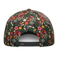 thumbnail image 3 of Botanical Flower Baseball Cap – Rustic Farmhouse Bloom Blossom Dad Hat Featuring Country Garden Aesthetic Design, Watercolor Floral Print, Adjustable Closure, 3 of 5