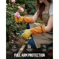 thumbnail image 4 of Guantes de jardinería WORKPRO de cuero largo resistentes a espinas, 4 of 9