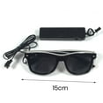 thumbnail image 6 of Soumake Party Sunglasses Light Up LED Unisex Wire Neon Glow in The Dark Lightweight Photo Prop Hip Hop Kids Adults KTV Glasses Bar Supplies, 6 of 8