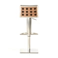 thumbnail image 4 of Modern Black & Walnut Bar Stool, 4 of 5