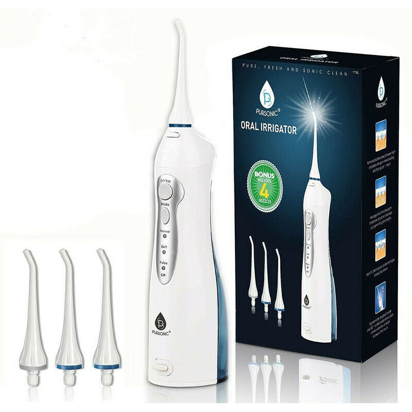 Pursonic  USB Rechargeable Sonic Toothbrush with 3 Brush Heads
