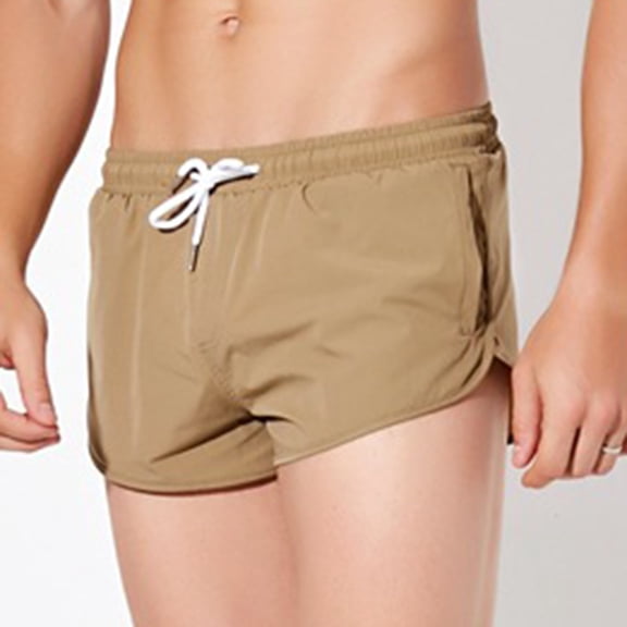 YueHuiYing Mens Mesh Running Shorts 3 Inch Quick Dry Lightweight Gym Workout Athletic Shorts for Men Khaki XL