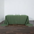 thumbnail image 7 of BalsaCircle Christmas Holidays 10 Pieces 90" x 156" Moss Green Rectangle Polyester Tablecloths Linen, 7 of 7