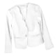 thumbnail image 3 of Chaqueta de Trabajo para Oficina Uniformes Ajustados de Negocios Formales con Frente Abierto Causal Blanco Colco Chaqueta de trabajo para mujer, 3 of 8