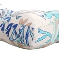 thumbnail image 4 of Benjara Rome Beach Print Fabric Thick Chair Pad with Tufted Details, White and Blue, 4 of 5