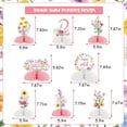 thumbnail image 2 of JOYMEMO 8 Pieces Wildflower 2nd Birthday Honeycomb Centerpieces Girl - Flowers Two Wild Second Birthday Table Decorations, Our Little Wildflower Is Turning Two Table Toppers Garden Birthday Party, 2 of 6
