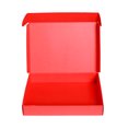 thumbnail image 1 of Caja de embalaje Color sólido Ángulo Embalaje Caja de papel corrugado Ropa portátil Almacenamiento de regalo Llevar Viajes domésticos Almacenamiento y organización del hogar Rojo 160x150x50mm Toystoory HA073124-07, 1 of 6