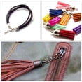 thumbnail image 5 of Uxcell 5.47 Yards 2.6mm Flat Leather Cord Suede String for DIY Crafts 8 Color in 1 Set, 5 of 6
