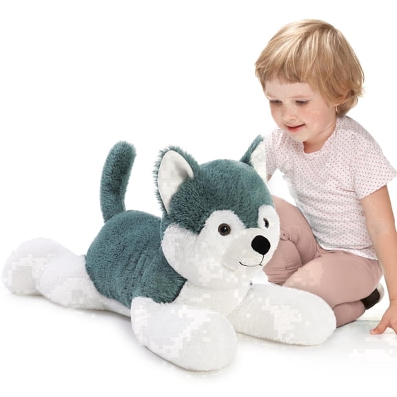 MaoGoLan 28'' Giant Husky Stuffed Animal Large Stuffed Dog Pillow Plush Toy