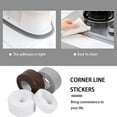thumbnail image 5 of 3\.3m Bathroom Strip Tub Kitchen Shower Mould proof Tape Sink Bath Sealing Strip Tape Self Waterproof Plaster Grey S, 5 of 9