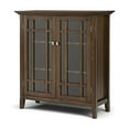 thumbnail image 2 of Simpli Home Bedford SOLID WOOD 39 inch Wide Transitional Medium Storage Cabinet in Rustic Natural Aged Brown, 2 of 11