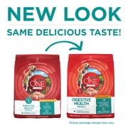 Purina ONE Plus Dry Dog Food Digestive Health, High Protein Natural Chicken & Rice, 16.5 lb Bag