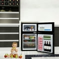 thumbnail image 3 of Costway Refrigerator Small Freezer Cooler Fridge Compact 3.2 cu ft. Unit,Grey, 3 of 7