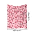 thumbnail image 4 of LSLJS Throw Blanket & Comfortable Sofa Flannel - Blanket Warm Thicken Blankets Breathable for Sofa Bed Chair Travel Bedroom Living Room Office Nap All Seasons 39x59", 4 of 6