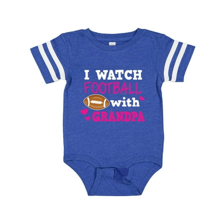 

Inktastic I Watch Football with My Grandpa Gift Baby Girl Bodysuit