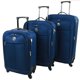 thumbnail image 1 of Juego de 3 Maletas Expandibles Check In MT184R azul 4 Ruedas, 1 of 7