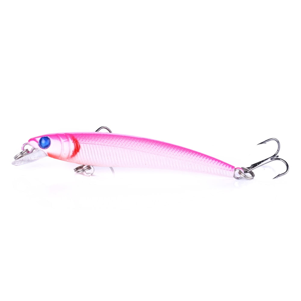 HENGJIA Minnow Bass Fishing Lures, Jerkbait Lure Set Hard Baits Crankbait for Catfish Trout Walleye Fishing Bait 12Pcs/kit