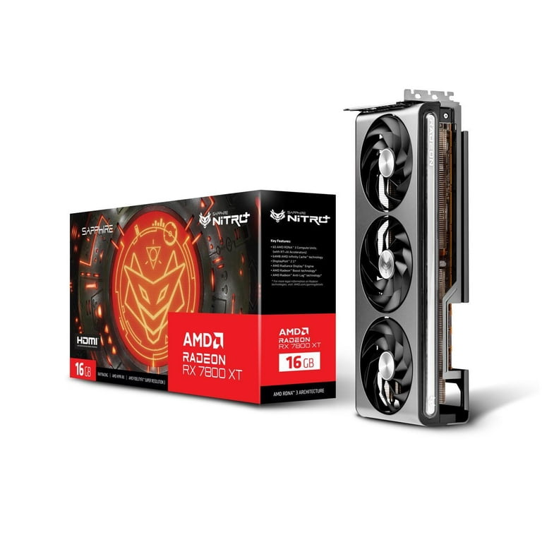 SAPPHIRE NITRO+ Gaming Radeon RX 7800 XT 16GB GDDR6 ATX