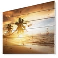 thumbnail image 1 of Design Art - Caribbean Seashore Sunset, 1 of 5