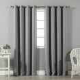 thumbnail image 1 of Best Home Fashion, Inc. Solid Blackout Thermal Grommet Curtain Panels (Set of 2), 1 of 7