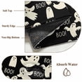 thumbnail image 6 of 2x3 Ft Entryway Area Rug, Halloween Kitchen Rug Runner Washable Floor Mat, White Scary Ghosts Horror Vintage Black Non Slip Indoor Door Mat Throw Carpet for Bathroom Living Room Bedroom, 6 of 8