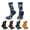 A, variant on Halloween socks, skull pumpkin cartoon printed casual socks, men's and women's sweat absorbing autumn and winter mid tube socks,36-44,D,5PCS