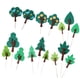 thumbnail image 2 of 16 Pcs Birthday Toppers Cakes Party Dessert Decor Forest Cake Picks Party Topper Cakes, 2 of 2