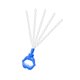thumbnail image 4 of Varitas de burbujas para actividades al aire libre con líquido de burbujas, suministros para regalo de cumpleaños, 40 agujeros Azul, 4 of 9