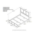thumbnail image 5 of Leo & Lacey Classic Hardwood Eco-Friendly Platform Bed, Queen, White, 5 of 5
