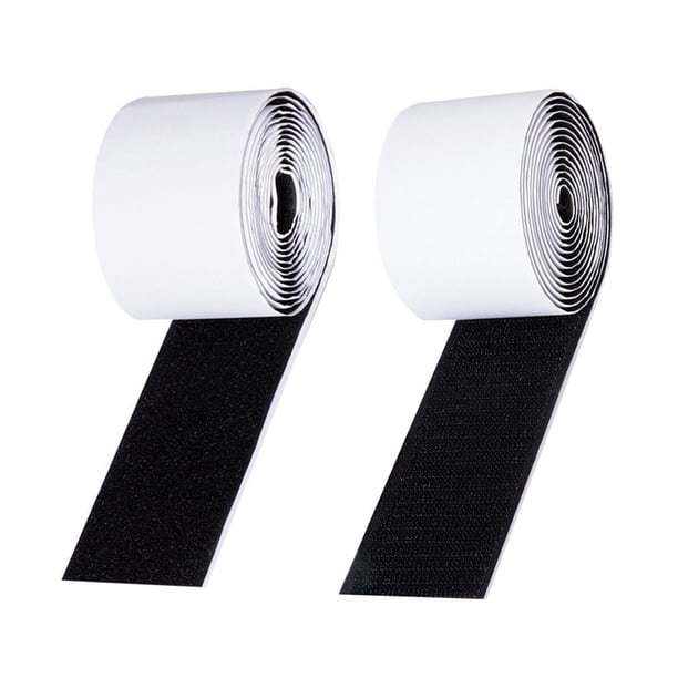 2 rollos de adhesivo para pedal de efecto de guitarra eléctrica, sujetador de efecto de guitarra (negro)